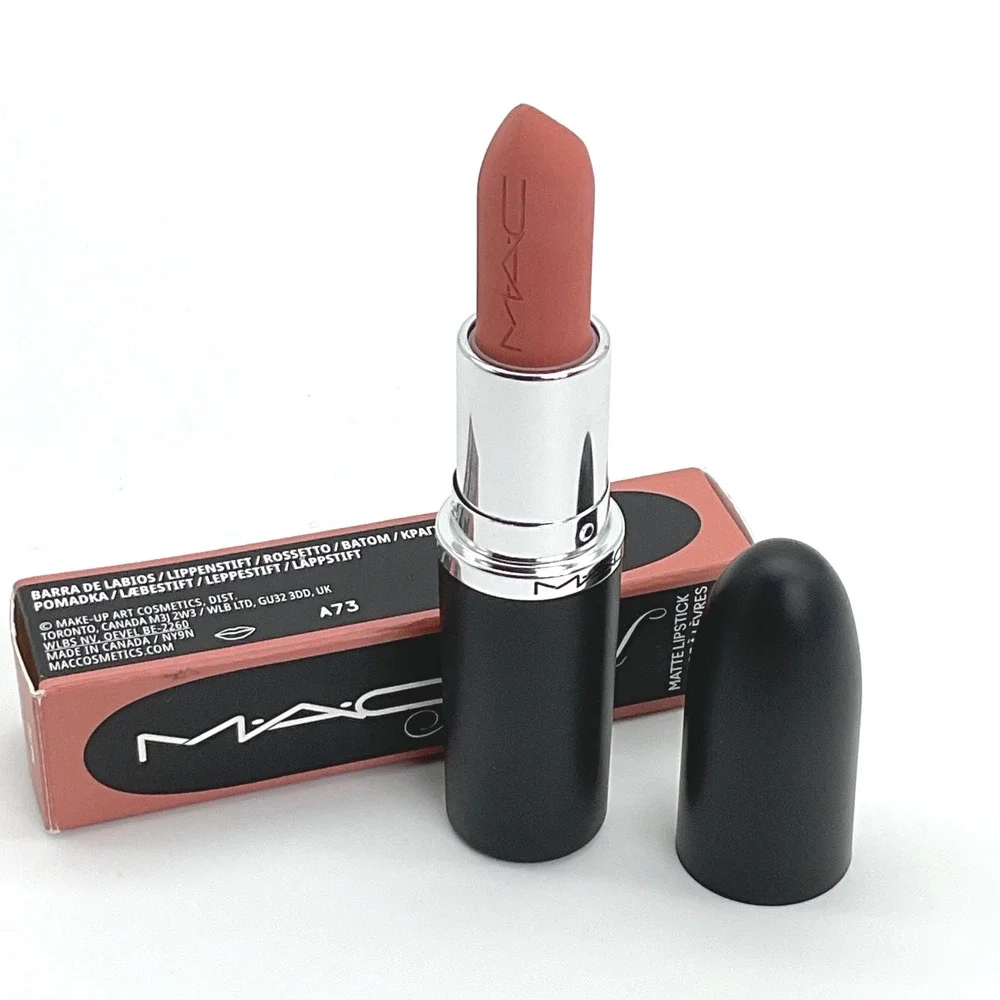 MAC MACximal Silky Matte‎ Lipstick 606 Kinda Sexy 0.12oz NIB Nude Pink Matte